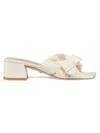 Stuart Weitzman Sofia Bow High-heeled Sandals In Seashell