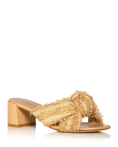 Stuart Weitzman Women's Soplaya 50 Slides In Gold