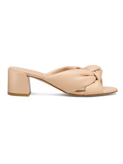 Stuart Weitzman Soplaya Block Slide 50 In Neutral