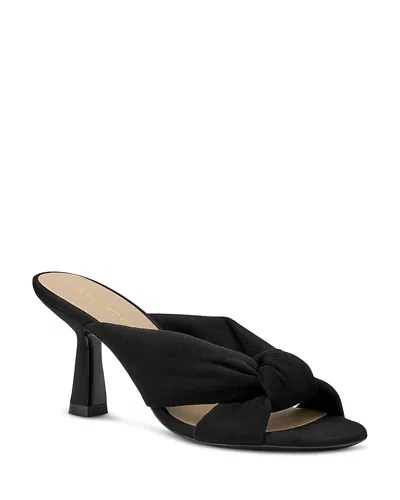 Stuart Weitzman Women's Soplaya 75 Slides In Black