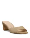 Stuart Weitzman 50mm Stassi Suede Mules In Brown