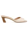 Stuart Weitzman Stassi Slide Sandal In Neutral