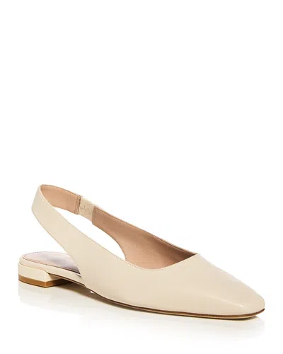 Stuart Weitzman Women's Stassi Slingback Flats In White