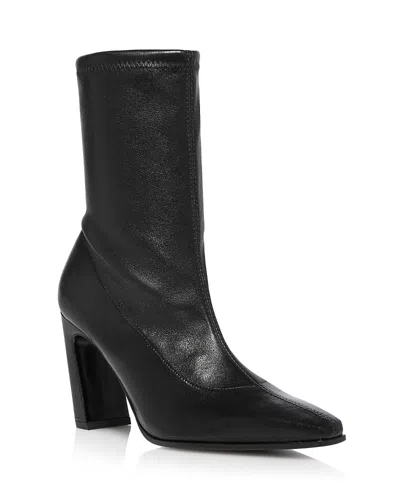 Stuart Weitzman Women's Stassi Stretch Leather Ankle Boots In Multi