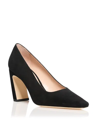 Stuart Weitzman Women's Stassi Suede Pumps In Black