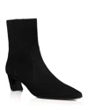 Stuart Weitzman Stassi Zip Bootie 50 In Black