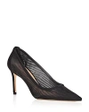 Stuart Weitzman Women's Stuart 85 Mesh Pumps In Black