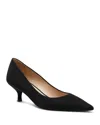 Stuart Weitzman Kitten Pump In Black