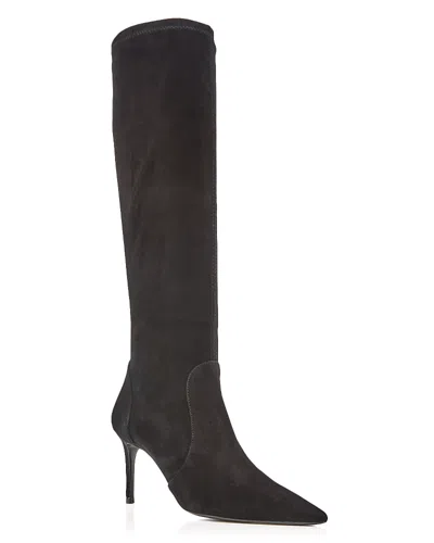 Stuart Weitzman Women's Stuart Power 75 Boots In Black