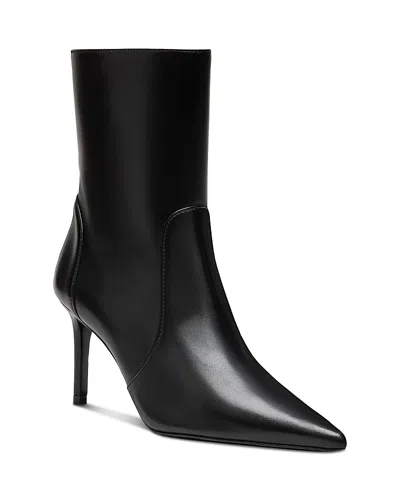 STUART WEITZMAN WOMEN'S STUART POWER 75 ZIP BOOTIES