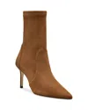 Stuart Weitzman Women's Stuart Power 75 Zip Booties In Brown