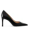 Stuart Weitzman 75mm Stuart Power Pointed-toe Stiletto Pumps In Black