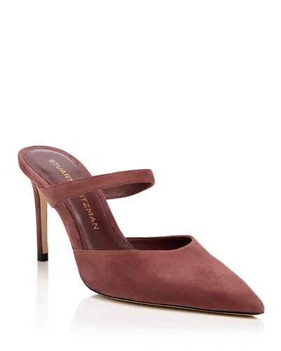 Stuart Weitzman Women's Stuart Power Mule Pumps In Purple