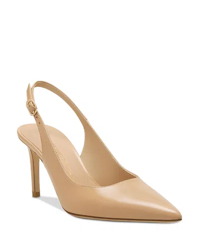Stuart Weitzman Women's Stuart Power Slingback Pumps In Brown