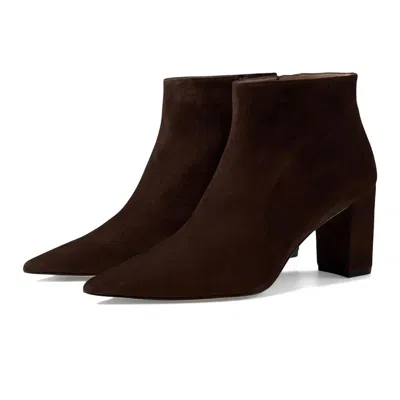 Stuart Weitzman Women's  Stuart Boots Walnut Pointed Toe Bootie Htat236 In Brown