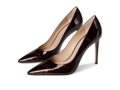 STUART WEITZMAN WOMEN'S STUART WEITZMAN STUART POWER PUMP DARK BROWN STILETTO HEEL HAWK2536