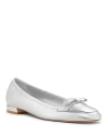Stuart Weitzman Tully Loafer In Silver
