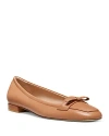 Stuart Weitzman Women's Tully Lacquered Leather Loafers In Tan