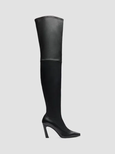Stuart Weitzman Women's Ultrastassi 85mm Leather Over-the-knee Boots In Black