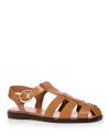 Stuart Weitzman Villa Leather Fisherman Sandals