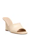 Stuart Weitzman Vinnie Wedge Mule 85 In Neutral