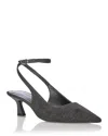 Stuart Weitzman Women's Vinnie 50 Ankle Strap Pumps In Gray
