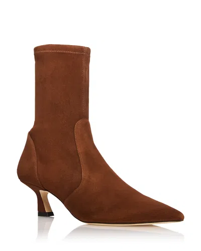 STUART WEITZMAN WOMEN'S VINNIE 50 LEATHER BOOTIES