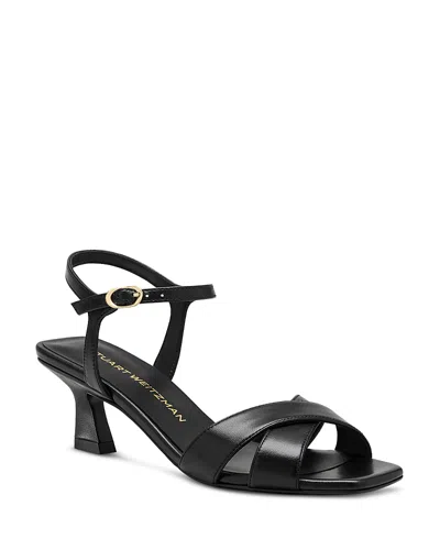 Stuart Weitzman Women's Vinnie 50 Sandals In Black