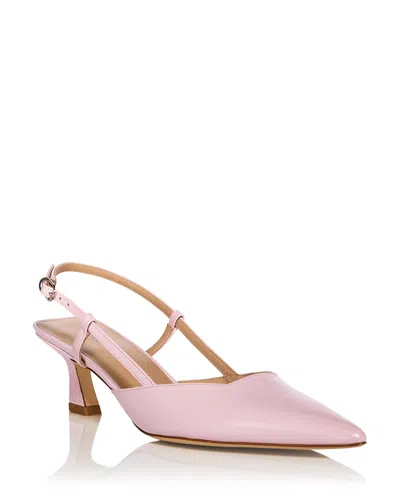 STUART WEITZMAN WOMEN'S VINNIE 50 SLINGBACK KITTEN HEELS