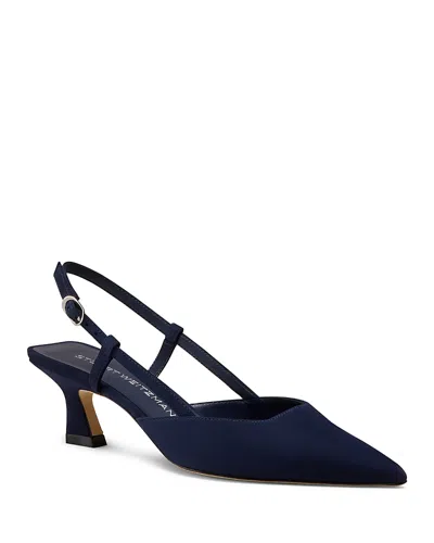 Stuart Weitzman Vinnie 50 Slingback Pump In Blue
