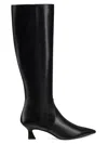Stuart Weitzman Vinnie Zip Boot 50 In Black