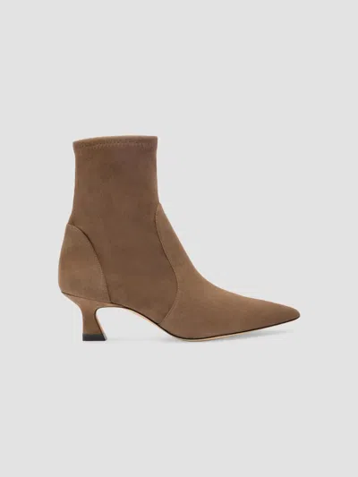 Stuart Weitzman Women's Vinnie 50mm Suede Boots In Brown