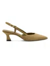 Stuart Weitzman Vinnie 50 Slingback Pump In Green