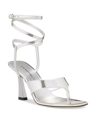 Stuart Weitzman Vinnie Wrap 85 Sandal In Multi