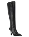 Stuart Weitzman Women's Vinnie 85 Leather Tall Boots In Black