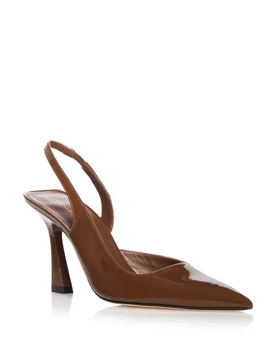 Stuart Weitzman Women's Vinnie 85 Leather Tall Boots In Brown