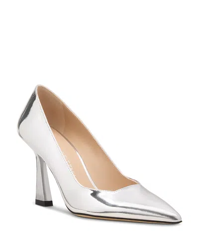 Stuart Weitzman Women's Vinnie 85 Pumps In Silver