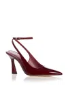 Stuart Weitzman Women's Vinnie 85 Strap Pumps In Burgundy