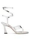 Stuart Weitzman Vinnie Wrap 85 Sandal In Gray