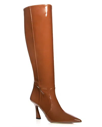Stuart Weitzman Women's Vinnie Leather Tall Boots In Brown