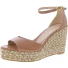 Stuart Weitzman Womens Leather Ankle Strap Platform Sandals In Multi