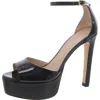 Stuart Weitzman Disco Platform Sandal In Black