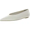 Stuart Weitzman Womens Solid Leather Flat Shoes In Multi