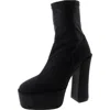 Stuart Weitzman Womens Stretch Pull On Booties In Black