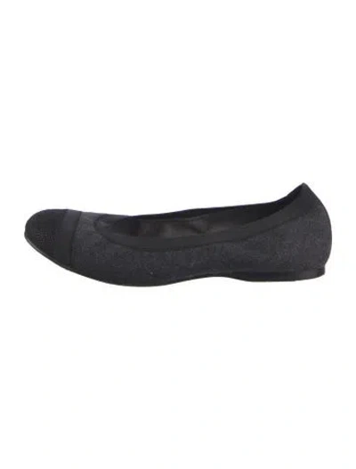 Pre-owned Stuart Weitzman Wool Ballet Flats In Blue