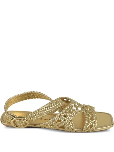 Stuart Weitzman Woven Leather Sandals