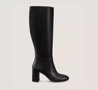 Stuart Weitzman Wynn Zip Boot 75 In Black