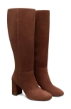 Stuart Weitzman Wynn Zip Boot In Brown