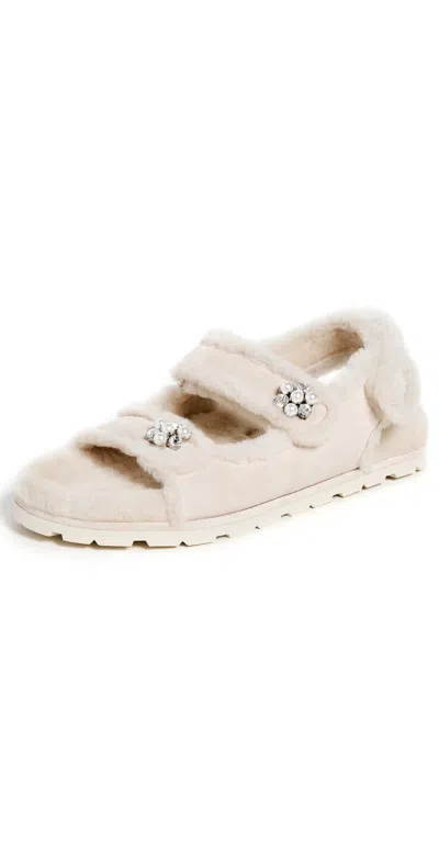 Stuart Weitzman Wynter Sport Sandals Oat/cream