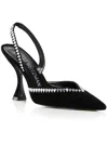 Stuart Weitzman Crystal-embellished Slingback 110mm Pumps In Multi